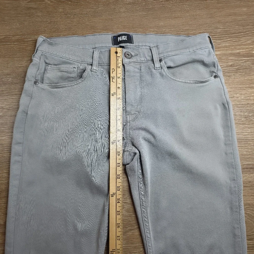 PAIGE Federal Jeans Men's 32 Arctic Sea Gray Transcend Slim Straight Minimalist